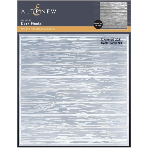 Altenew 3D Embossing Folder - Deck Planks ALT6128