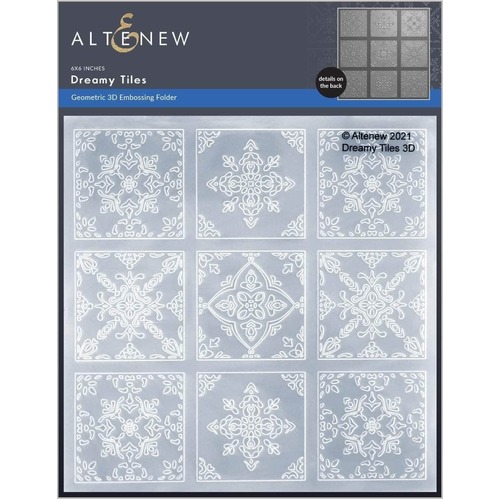 Altenew 3D Embossing Folder - Dreamy Tiles ALT6129