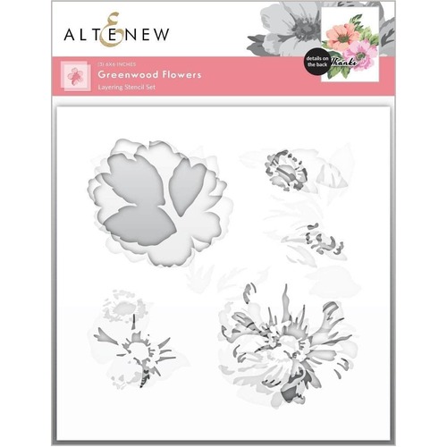 Altenew Stencil - Greenwood Flowers (3 in 1) ALT6133