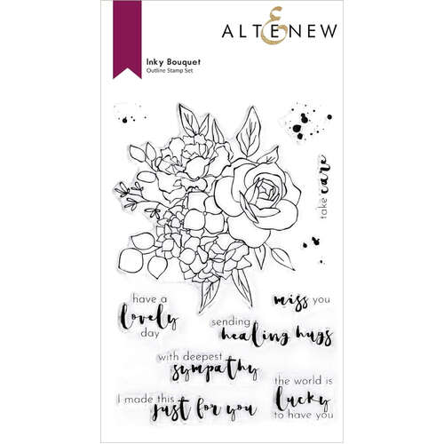 Altenew Clear Stamps - Inky Bouquet ALT6169