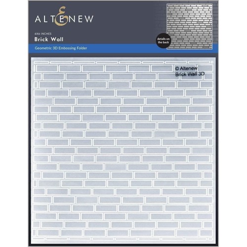 Altenew 3D Embossing Folder - Brick Wall ALT6206