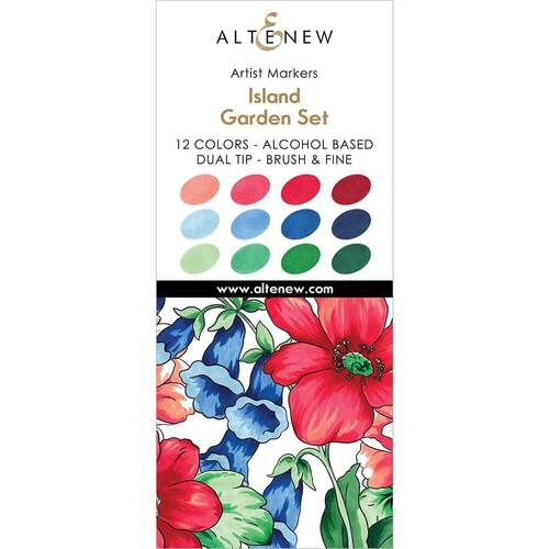 Altenew Artist Alcohol Markers Set H - Island Garden ALT6339