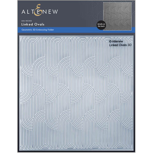 Altenew 3D Embossing Folder - Linked Ovals ALT6454