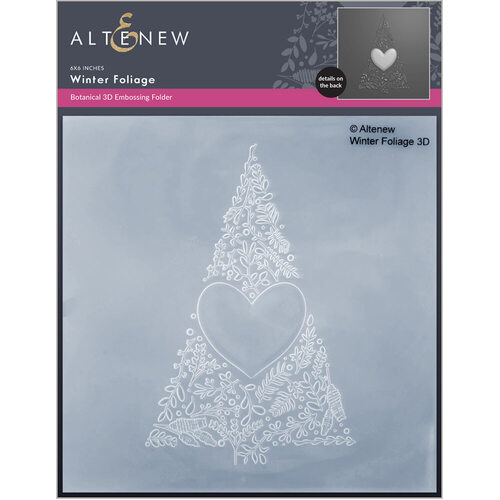 Altenew 3D Embossing Folder - Winter Foliage ALT6458