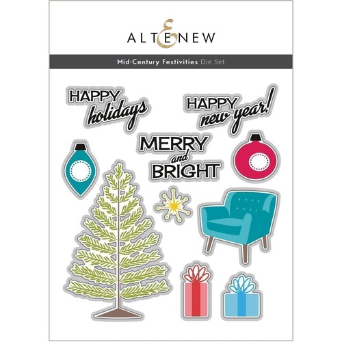 Altenew Dies Set - Mid-Century Festivities ALT6512