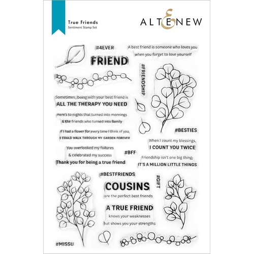 Altenew Clear Stamps - True Friends ALT6514