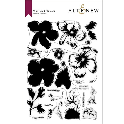 Altenew Clear Stamps - Whirlwind Flowers ALT6519