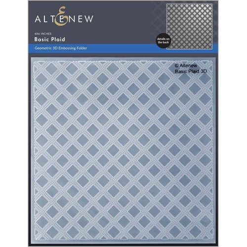 Altenew 3D Embossing Folder - Basic Plaid ALT6527