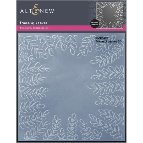 Altenew 3D Embossing Folder - Frame of Leaves ALT6529