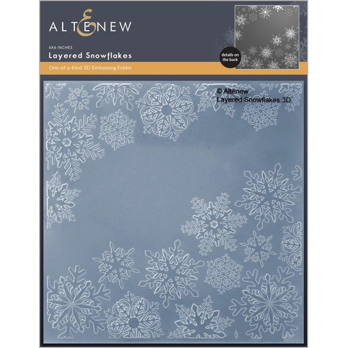 Altenew 3D Embossing Folder - Layered Snowflakes ALT6530