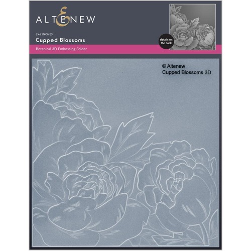 Altenew 3D Embossing Folder - Cupped Blossoms ALT6650