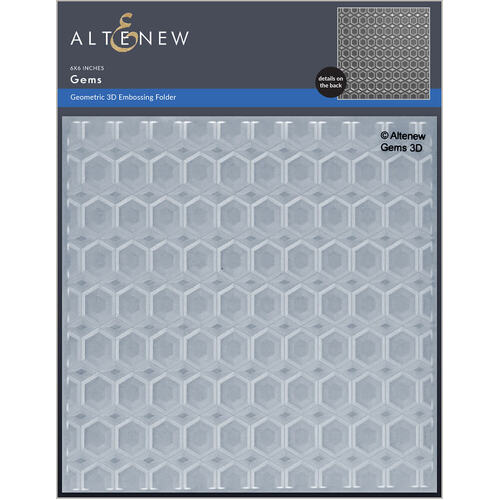 Altenew 3D Embossing Folder - Gems ALT6660
