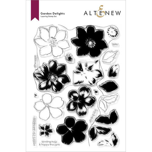 Altenew Clear Stamps - Garden Delights ALT6870