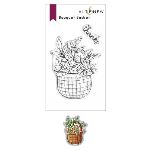Altenew Stamp & Die Set - Bouquet Basket ALT6937BN