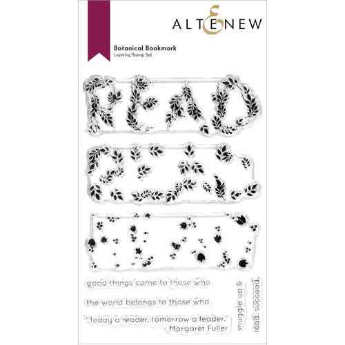 Altenew Clear Stamps - Botanical Bookmark ALT6953