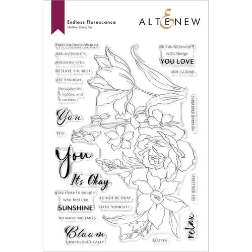 Altenew Clear Stamps - Endless Florescence ALT6957