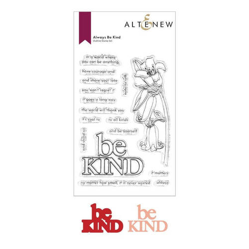 Altenew Stamp & Die Set - Always Be Kind ALT7066BN1