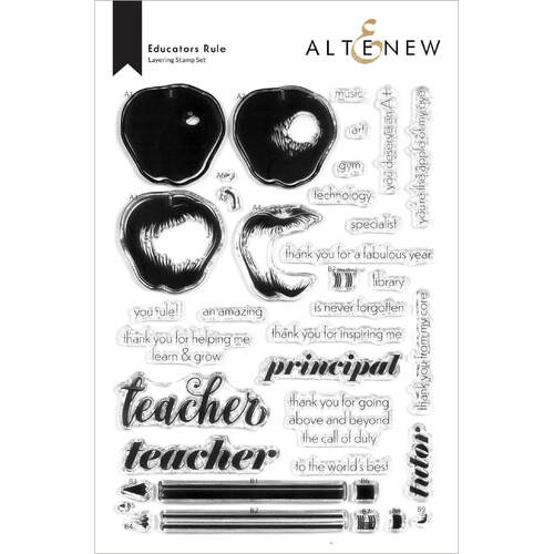 Altenew Clear Stamps - Educators Rule ALT7068