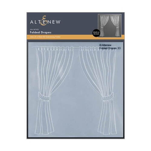 Altenew 3D Embossing Folder - Folded Drapes ALT7078