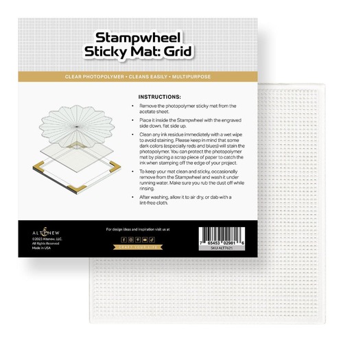 Altenew Stampwheel - Low Tack Sticky Mat: Grid ALT7621
