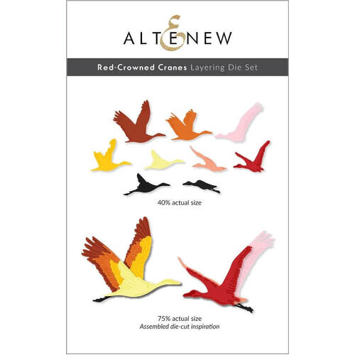 Altenew Layering Dies Set - Red-Crowned Cranes ALT7657