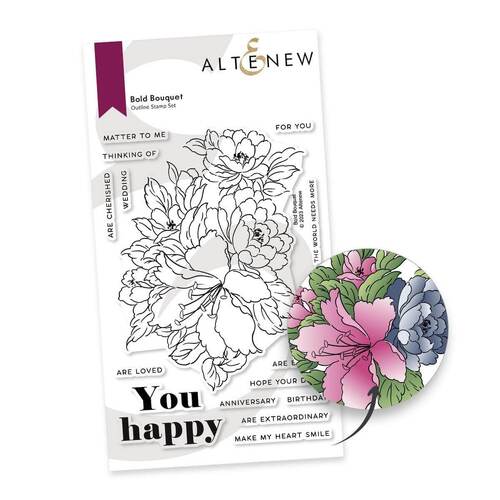 Altenew Clear Stamps - Bold Bouquet ALT7683