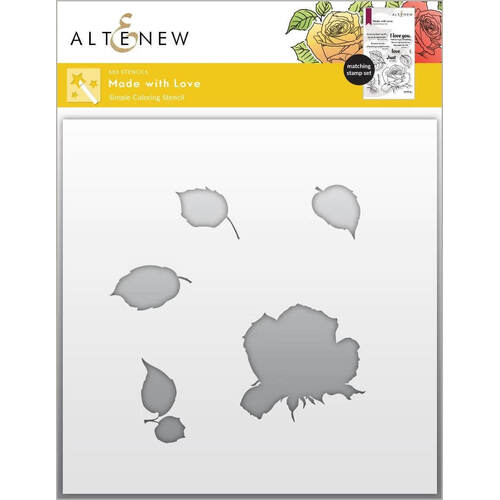 Altenew Stencil - Made With Love ALT8132