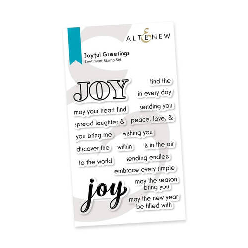 Altenew Clear Stamps - Joyful Greetings ALT8210
