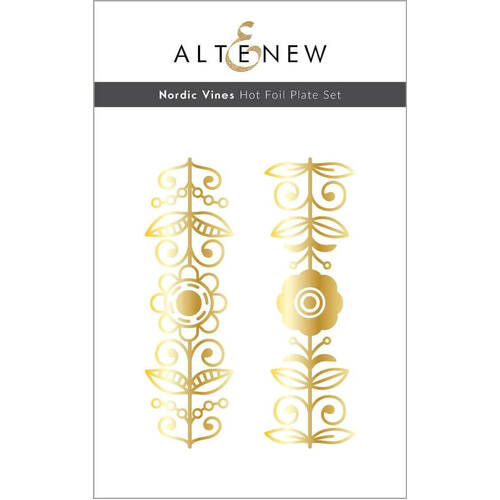 Altenew Hot Foil Plate Set - Nordic Vines ALT8220