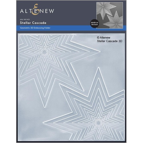 Altenew 3D Embossing Folder - Stellar Cascade ALT8223