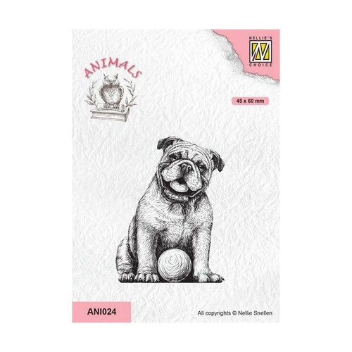 Nellie Snellen Clear Stamps - Dog With Ball ANI024