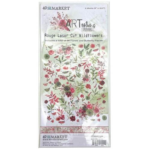 49 And Market ARToptions Rouge Laser Cut Outs - Wildflowers