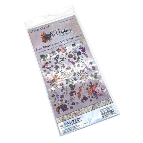 49 And Market ARToptions Plum Grove Laser Cut Outs - Wildflowers