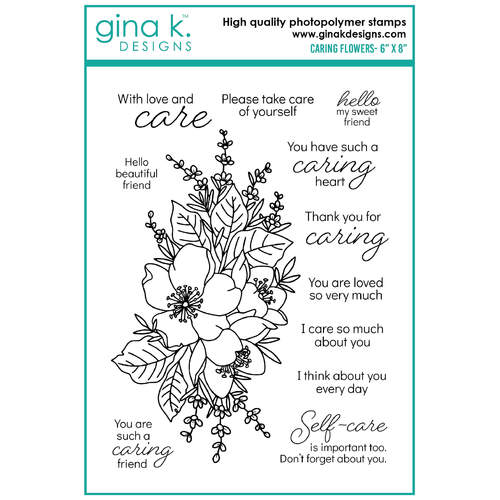 Gina K Designs Stamps - Caring Flowers