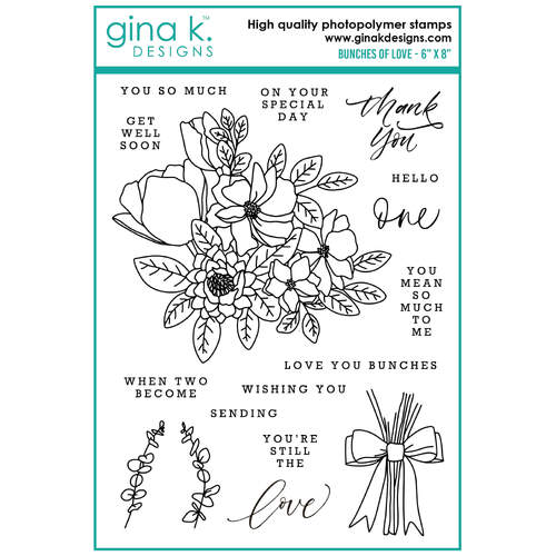 Gina K Designs Clear Stamps - Bunches of Love