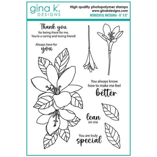 Gina K Designs Clear Stamps - Wonderful Watsonia