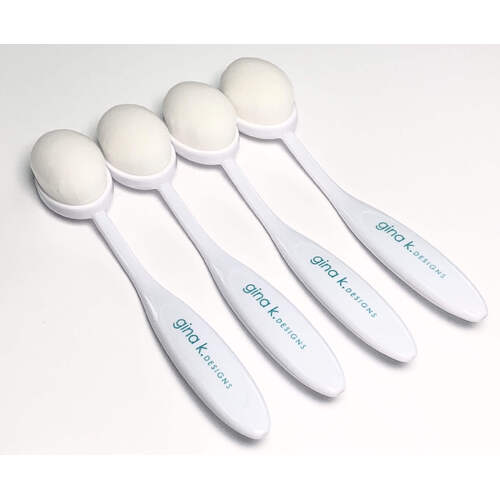 Gina K Designs Blending Brushes - Set of 4 White