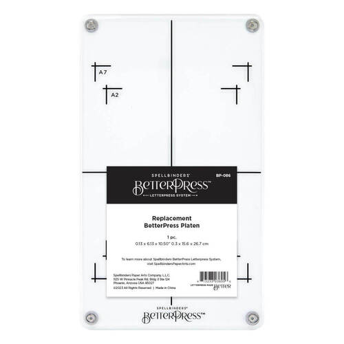 Spellbinders BetterPress Platen Replacement BP086