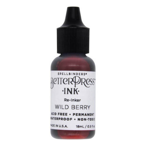 Spellbinders BetterPress Reinker - Wild Berry