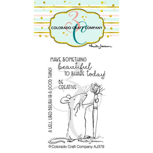 Colorado Craft Company Clear Stamps 2"X3" - Be Creative Mini - By Anita Jeram