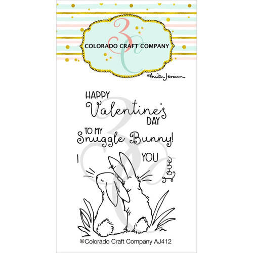 Colorado Craft Company Clear Stamps 2"X3" - Snuggle Bunny Mini - By Anita Jeram