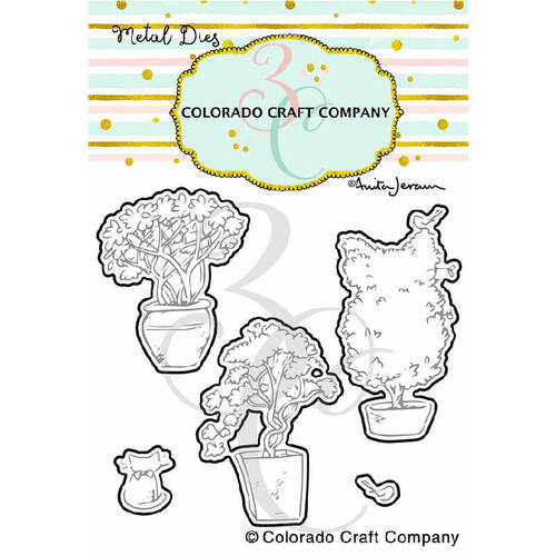 Colorado Craft Company Dies - Topiaries & Kitten - By Anita Jeram