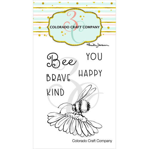 Colorado Craft Company Clear Stamps 2"X3" - Bee You Mini - By Anita Jeram