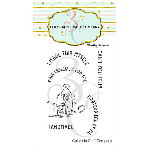 Colorado Craft Company Clear Stamps 2"X3" - Handmade Mini - By Anita Jeram