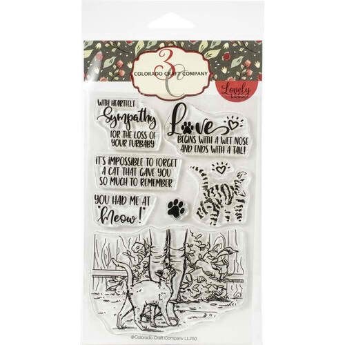 Colorado Craft Company Clear Stamps 4"X6" - Had Me At Meow (Lovely Legs)