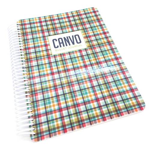 Catherine Pooler Canvo Journal - Hip Plaid