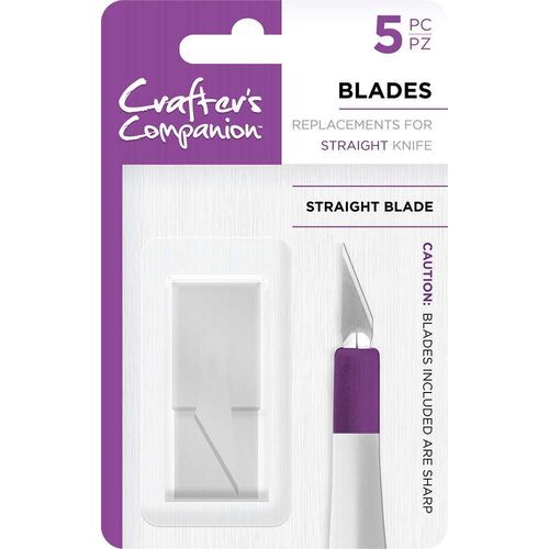 Crafter's Companion Knife Replacement Blades - Straight (5PC)