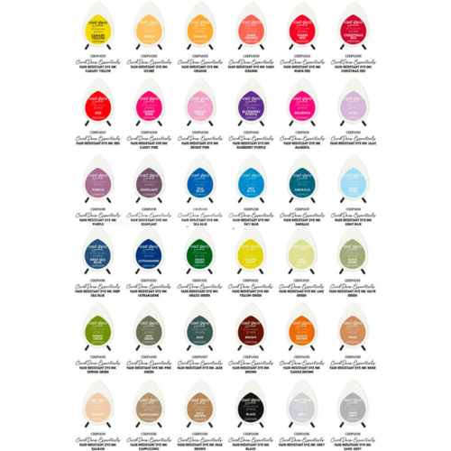 Couture Creations Card Deco Essentials Dye Ink Pads 36 Colours Bundle