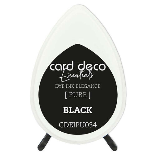 Couture Creations Card Deco Essentials Fade-Resistant Dye Ink - Black CDEIPU034