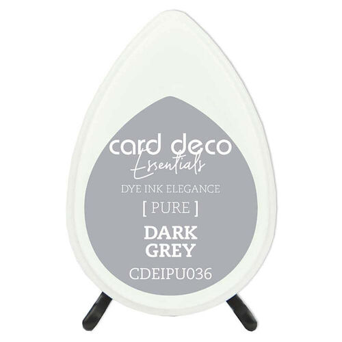 Couture Creations Card Deco Essentials Fade-Resistant Dye Ink - Dark Grey CDEIPU036